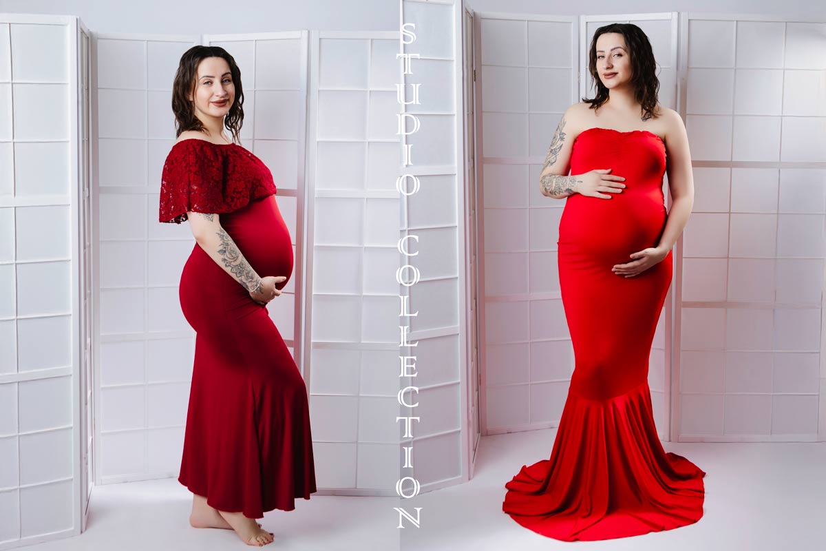 Babybauch-Shootings-Berlin-mit-roten-Outfits
