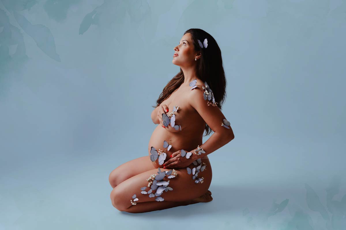 Babybauch-Shooting-Luxus-Berlin-Studio